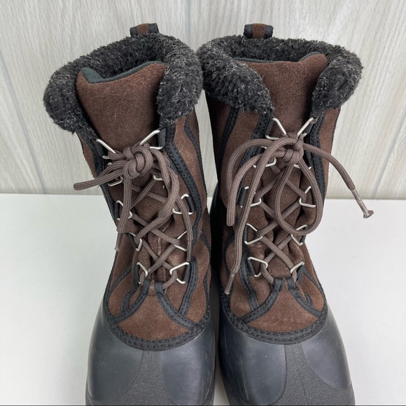 Women's Sorel Cumberland Lea Waterproof Winter Fur Lined Brown Mid-Calf Boots - Picture 5 of 10